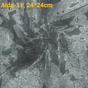 Фоновая канва Aida-11 24×24см черный-белый