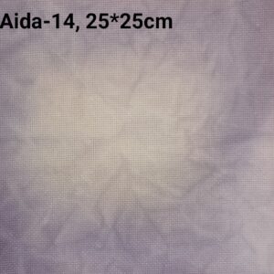 Фоновая канва Aida-14 сиреневый 25×25см