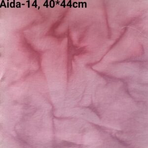 Фоновая канва Aida-14 коралловo-сиреневый 44×40см