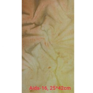 Фоновая канва Aida-16 25×42см бежевый-желтый
