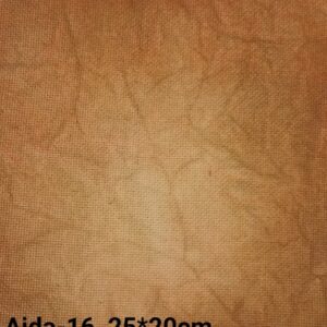 Фоновая канва Aida-16 24×20см бежевый-коричневый