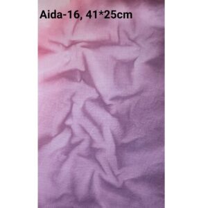 Фоновая канва Aida-16 25×41см фиолетовый-коралловый