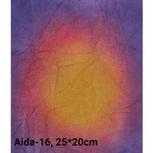 Фоновая канва-16 24×20см фиолетовый-красный-желтый