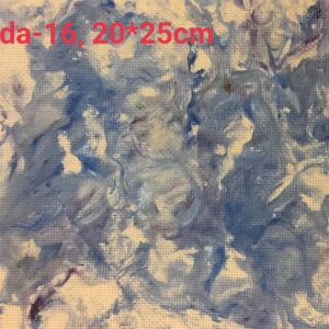 Фоновая канва Aida-16 25×20см фиолетовый-синий