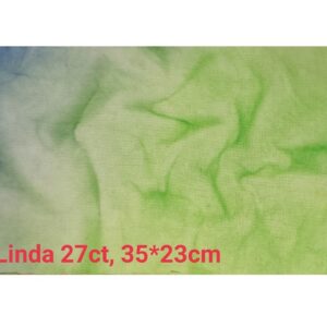 Фоновая канва Linda-27ct 35×23см зеленый-синий
