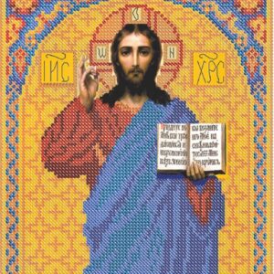 Ткань для бисера БИС9023 Иисус Христос 18,5×22,5cm