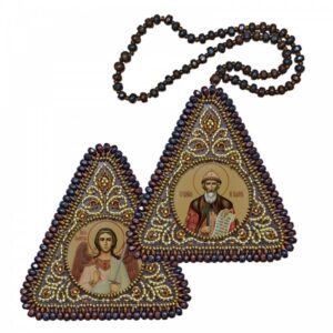 Икона ВХ1115 Св. Равноап. Князь Владимир + Ангел