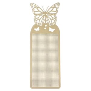 Закладка для вышивки металл Бабочка 14×5см