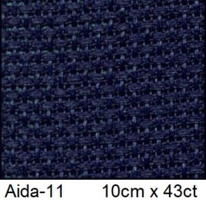 Канва Aida-11 589-т.синий