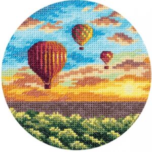 Вышивка крестиком PS-7059 “Воздушные шары” 12×12см