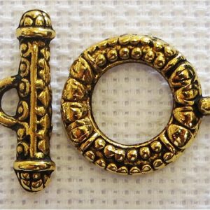 Замочек “Тогл” 23×18мм античное золото