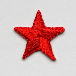 Термоэмблема 177 “Красная звёздочка” 22мм