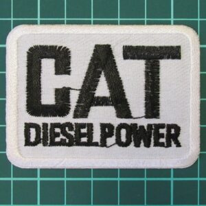 Термоэмблема L078-2 7,4×5,3cм “CAT Diesel Power”