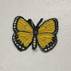 Термоэмблема CN1800 “Желтая бабочка” 28x36mm