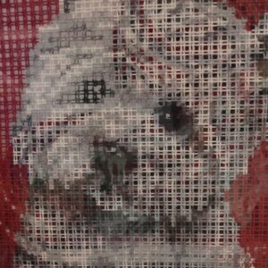 Вышивка крестиком 4020K “Собака” 19×19см D’Art