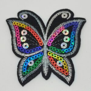 Термоэмблема “Бабочка” 62х62мм (выбор цвета)