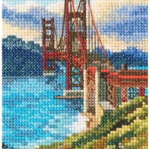 Вышивка крестиком C302 «Мост Golden Gate» 9×13,5см