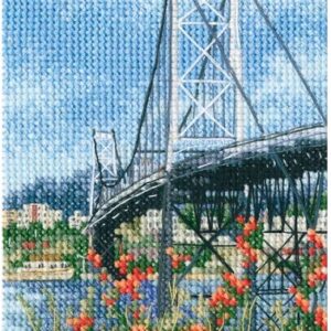Вышивка крестиком C306 «Мост Hercilio Luz» 9×13,5см