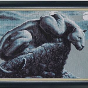 Вышивка крестиком ГТ-007 «Черная пантера» 20,5×30см