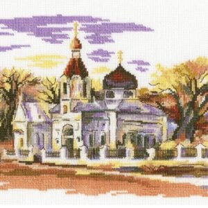 Вышивка крестиком M366 «Церковь Святой Магдалены» 24×17см