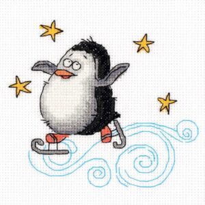 Вышивка крестиком 8-288 “Пингвинчик” 13.5×12.5см
