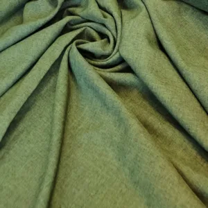 Ткань шторная 5099, высота 290см, цвет темно-зеленый (50см)