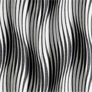 Ткань шторная “Vegas”, ширина 185см, цвет черный с белым (50см)