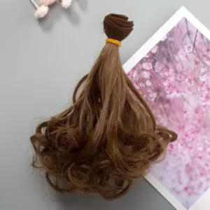 Волосы для кукол WW15, кудрявые, 17×100см (выбор цвета)