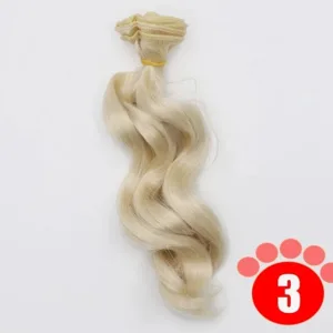 Волосы для кукол кудрявые, 20×100см (выбор цвета)