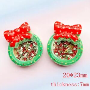 Декоративный элемент Ёлочный шар 20×23мм/1шт