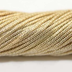 Канитель бамбук 1.5мм, цвет 4329-светлое золото, 1г~30см.