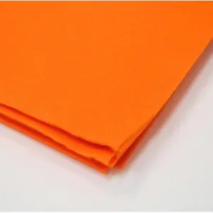 Фетр 1.5мм, размер 20x30cм, цвет 078-ярко оранжевый