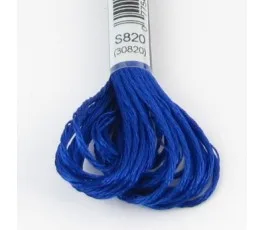 Мулине Satin DMC 8м, цвет S820-яркий синий