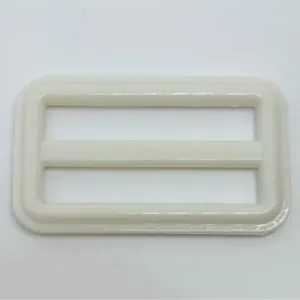 Пряжка пластик 940207, 50мм(65×38мм) белый