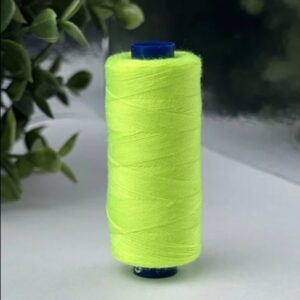 Нитки для шитья №40/365м цвет: 202-неоновый зеленый