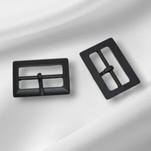 Пряжка металл арт.954125/черный матовый 20мм(26×18мм)