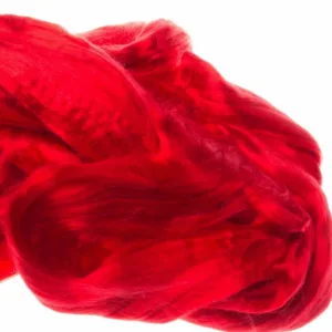 Волокно для валяния 25г, 100% вискоза, цвет: 0042-красный