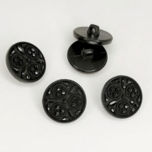 Пуговица арт.2618N/на ножке цвет: черный с рисунком, выбор
