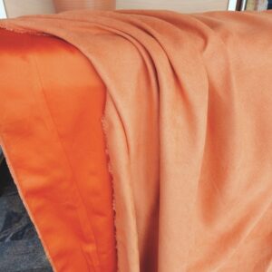 Ткань декоративная арт.5354/велюр цвет: оранжевый, цена за 50см