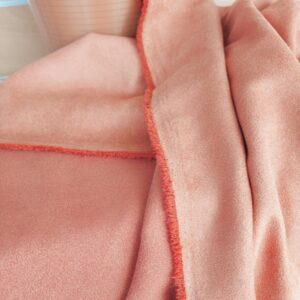 Ткань декоративная арт.12905/велюр цвет: терракота, цена за 50см