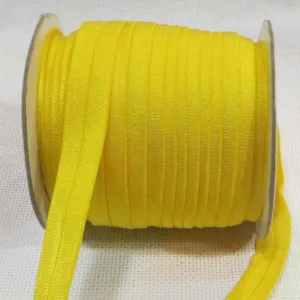 Окантовочная резинка 14мм цвет: 020-яркий желтый, 50см
