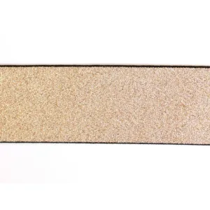 Резинка декоративная 700266 розово-золотой металлик на черном 40мм, 50см