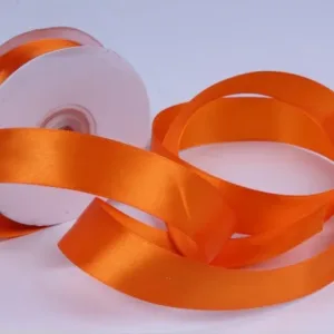 Атласная лента цвет: 750-т.оранжевый 1м, выбор