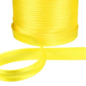 Косая бейка атласная, ширина 15мм, цвет: 013 (желтый)