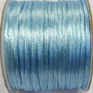 Атласный шнур, d.2мм, цвет: 129 (голубой)