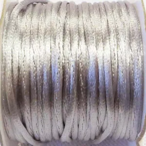 Атласный шнур, d.2мм, цвет: 003 (светло-серый)