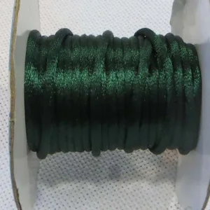 Атласный шнур, d.2мм, цвет: 036 (изумрудный)