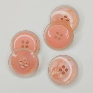 Пуговица с 4-отверстиями 6808 персиково-розовый
