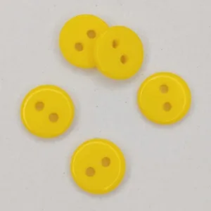 Пуговица с 2-отверстиями W01499 желтый 9мм