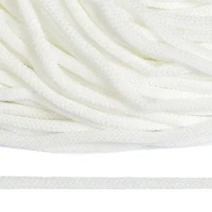 Шнур для одежды, толщина 5мм, цвет: 01 (белый)
